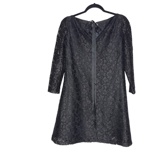 TAHARI LACE OVERLAY SWING DRESS SIZE 4 - Picture 3 of 6